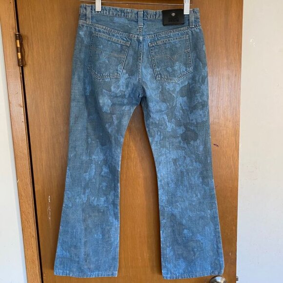 Vintage 90's Versace Cloudy Sky Jeans - Picture 2 of 8